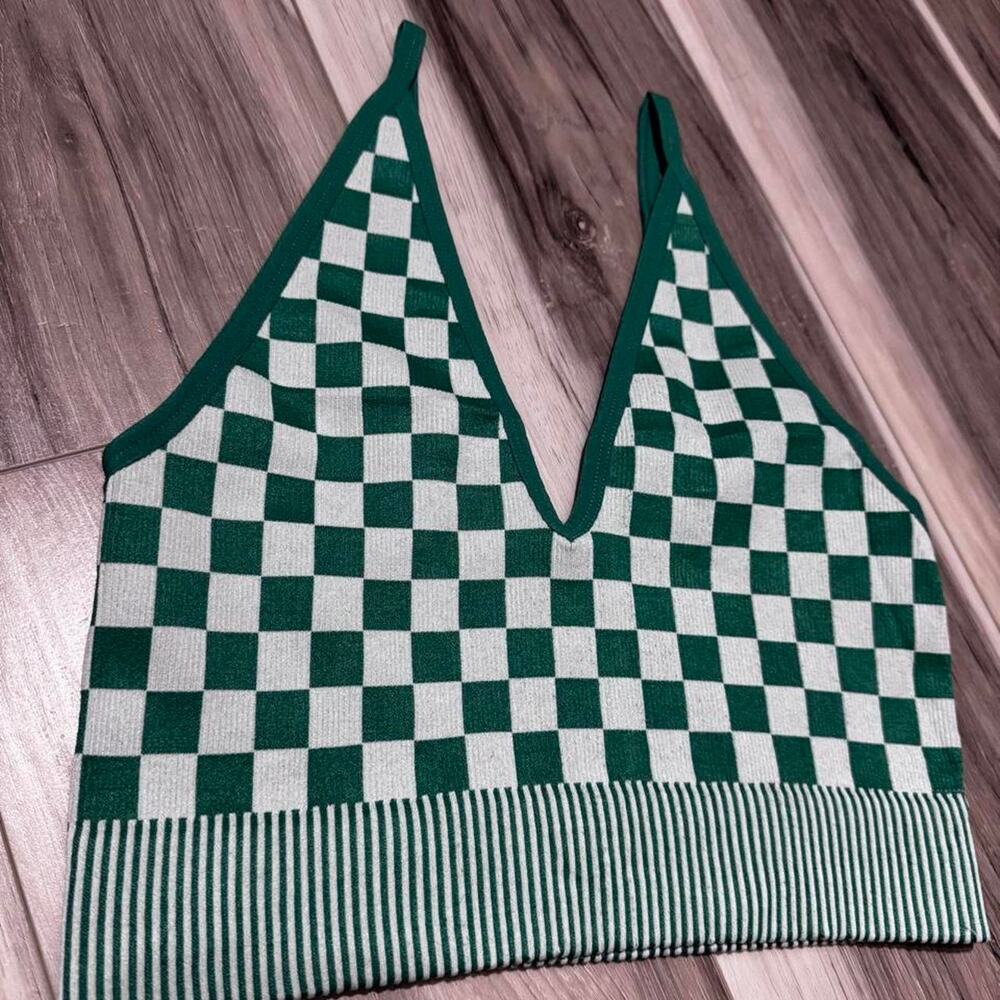 Brand new green and white